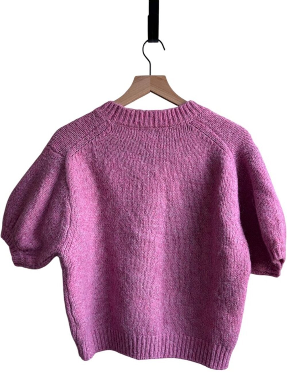 Zara Soft Feel Knit Sweater Pink Size Medium - Picture 4 of 5